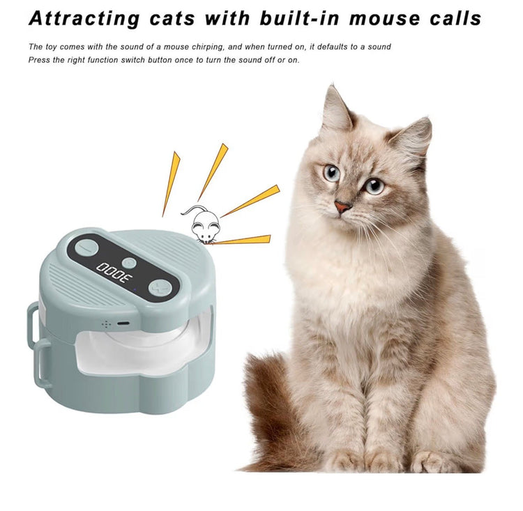 Electric Remote - Control Teaser Rod with Sound & Ball | interactive pet toy shop - PawsiFypets