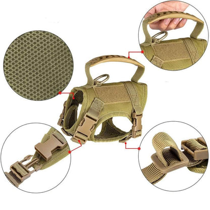Cat Walking Harness with Secure Chest Strap - Escape-Proof Pet Harness - PawsiFypets Pet traveling Essential - Black PawsiFypets