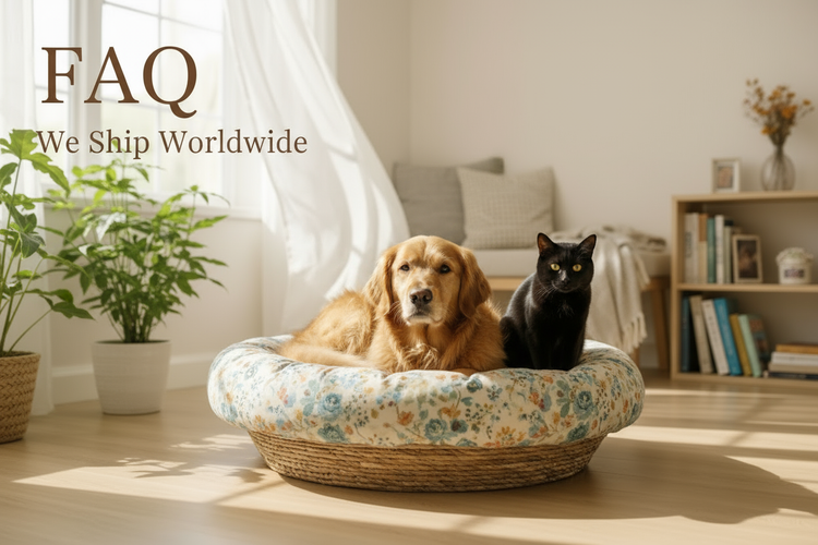 FAQ Banner with Different Pets and Setting