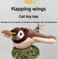 Realistic Interactive Bird Toy - Flapping Wings and Chirping - Perfect Indoor Cat Toy - PawsiFypets