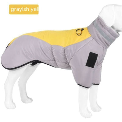 New Winter Dog Coat Waterproof - PawsiFypets Pet Outfit - Gray Black / S My Store