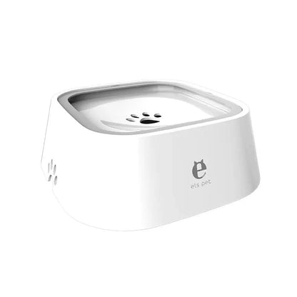 No Spill Pet Water Bowl - PawsiFypets - White PawsiFypets