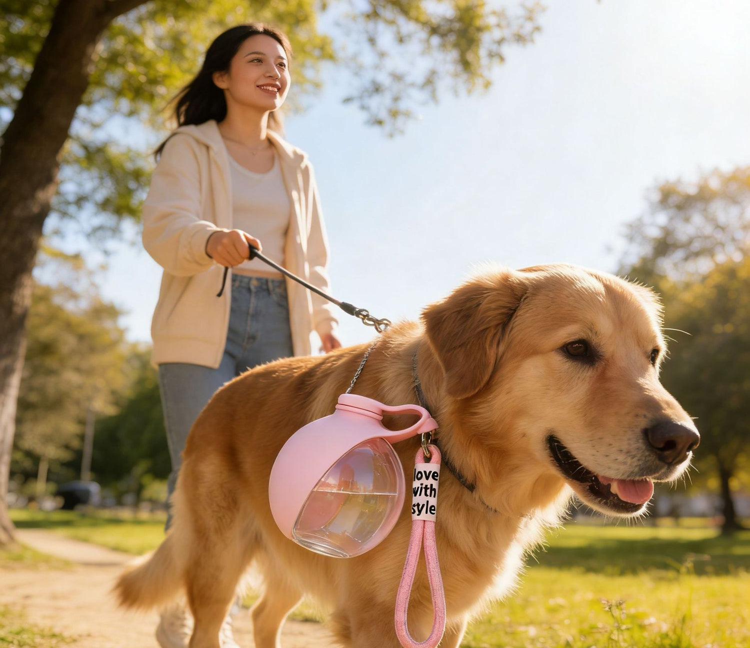 Pawsify™ Portable Dog Water Bottle – Leak - Proof Travel Water Bottle for Dogs - PawsiFypets