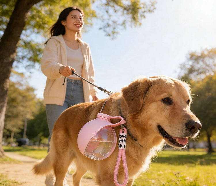 Pawsify™ Portable Dog Water Bottle – Leak - Proof Travel Water Bottle for Dogs - PawsiFypets