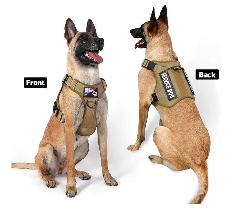 Pawsify™ Tactical Service Dog Harness Bundle | No - Pull & Escape - Proof - PawsiFypets