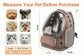 Pet Carrier Backpack | Transparent Space Capsule Window for Cats & Small Dogs - PawsiFypets