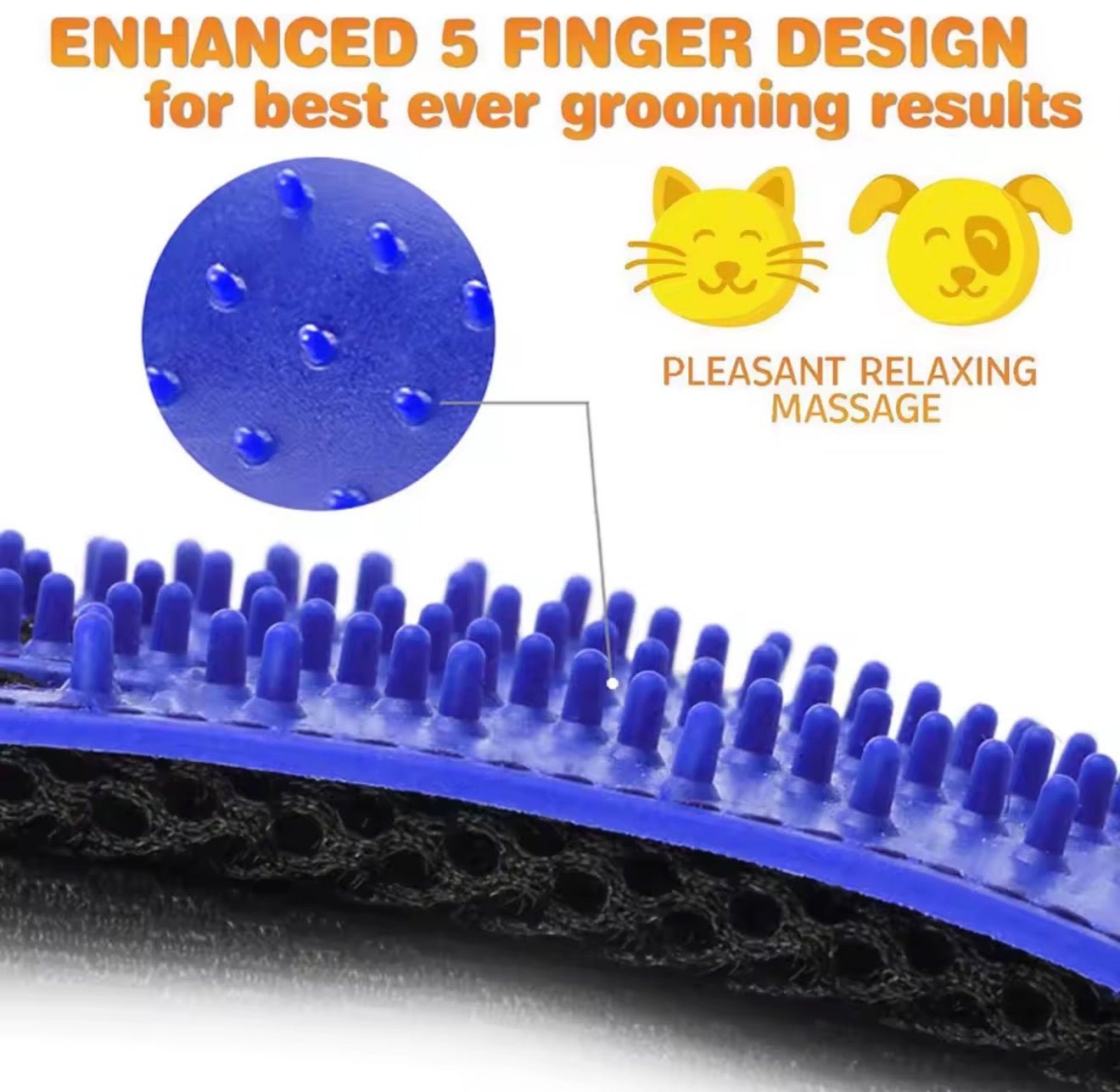 Pet Grooming Glove & Comb Set | Shedding Tool for Cats & Dogs - PawsiFypets