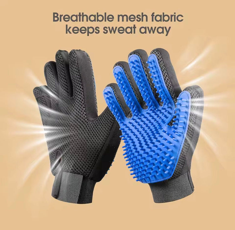 Pet Grooming Glove & Comb Set | Shedding Tool for Cats & Dogs - PawsiFypets