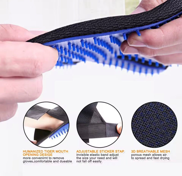 Pet Grooming Glove & Comb Set | Shedding Tool for Cats & Dogs - PawsiFypets