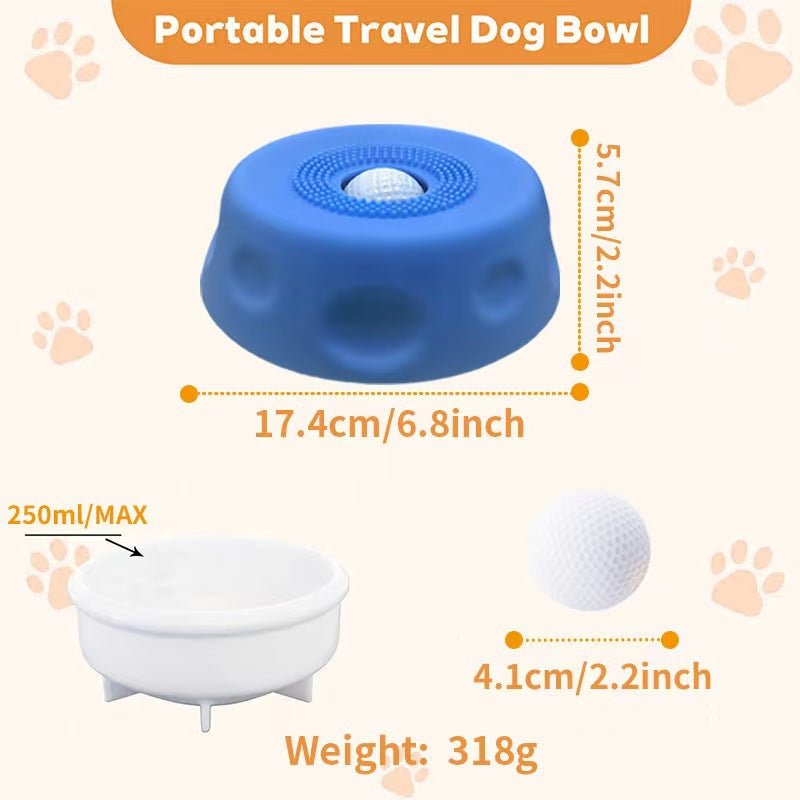 Pet Liquid Non - Slip Bone Broth Dog Licking Bowl - PawsiFypets