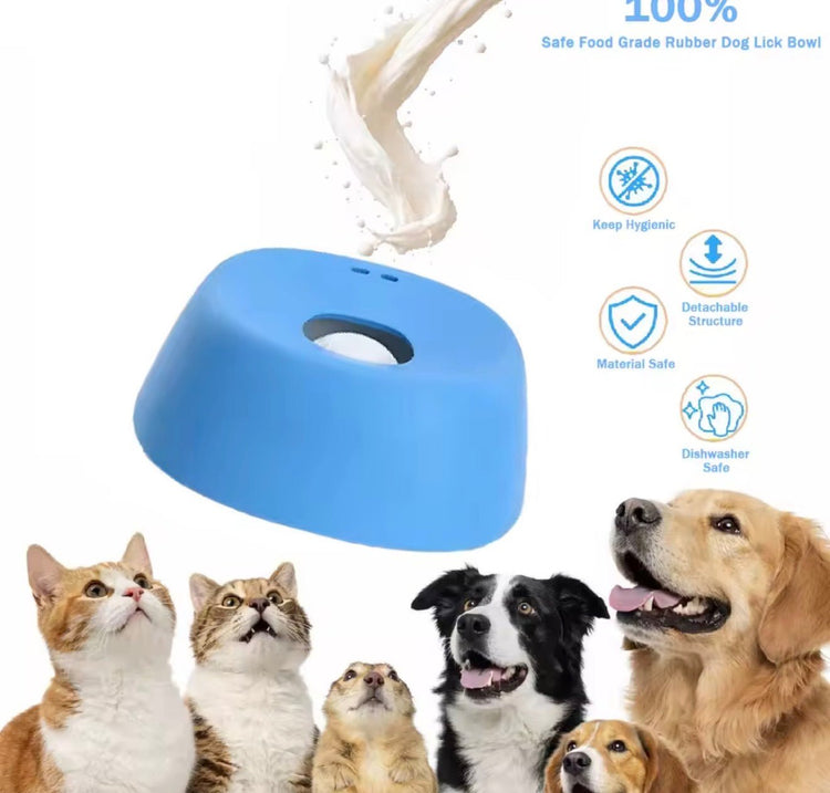 Pet Liquid Non - Slip Bone Broth Dog Licking Bowl - PawsiFypets
