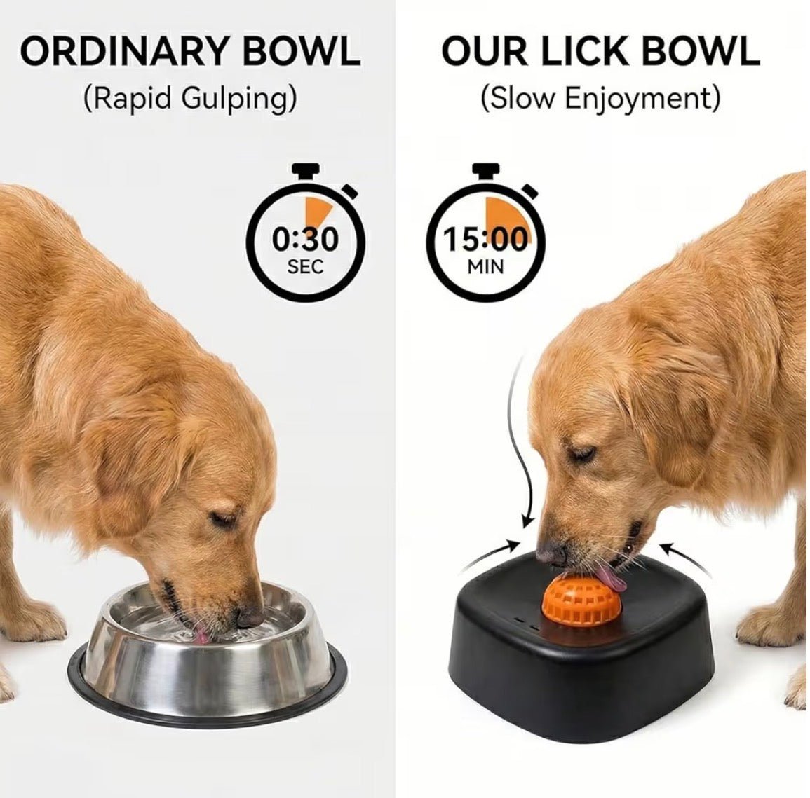 Pet Liquid Non - Slip Bone Broth Dog Licking Bowl - PawsiFypets
