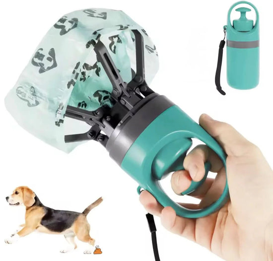 Pet Poop Scooper – Easy One - Handed Waste Removal for Dogs Hygienic Pooper Scooper - PawsiFypets