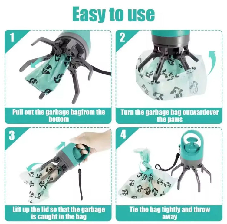 Pet Poop Scooper – Easy One - Handed Waste Removal for Dogs Hygienic Pooper Scooper - PawsiFypets