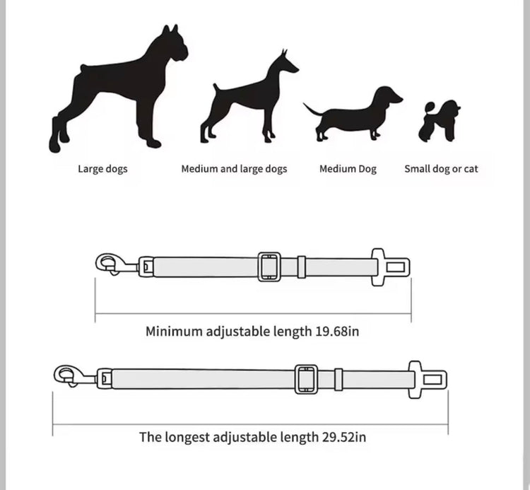 Pet Safety Dog Car Seat Belt - PawsiFypets