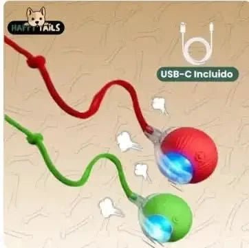 Rope Smart Pet Rolling Ball Toy - PawsiFypets