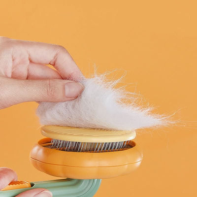Self-Cleaning Pet Brush - Hair Removal Comb for Dogs & Cats with Easy Release - PawsiFypets Pet Grooming Tools - Blue PawsiFypets