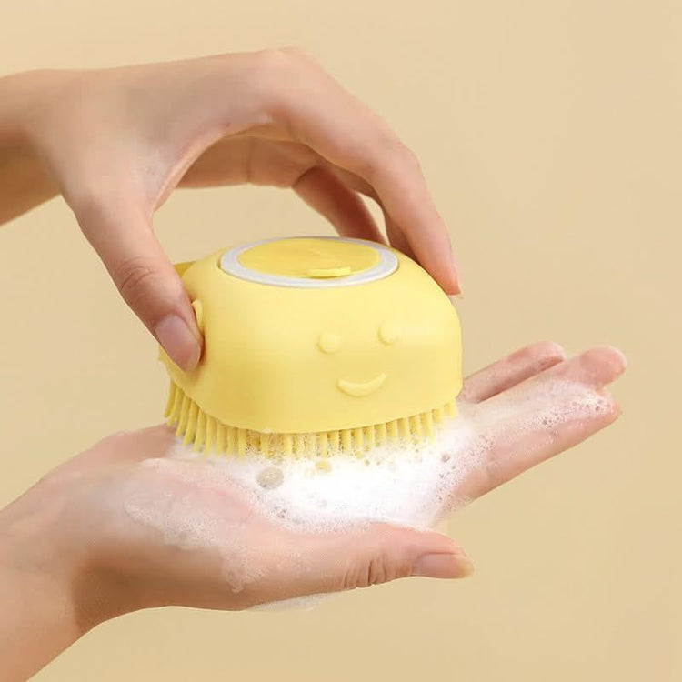 Silicone Pet Bath Brush - Gentle Massage Grooming Tool for Dogs & Cats - PawsiFypets