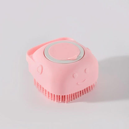 Silicone Pet Bath Brush - Gentle Massage Grooming Tool for Dogs & Cats - PawsiFypets