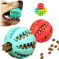 Colorful silicone pet toy balls filled with treats, dog chewing interactive treat ball.