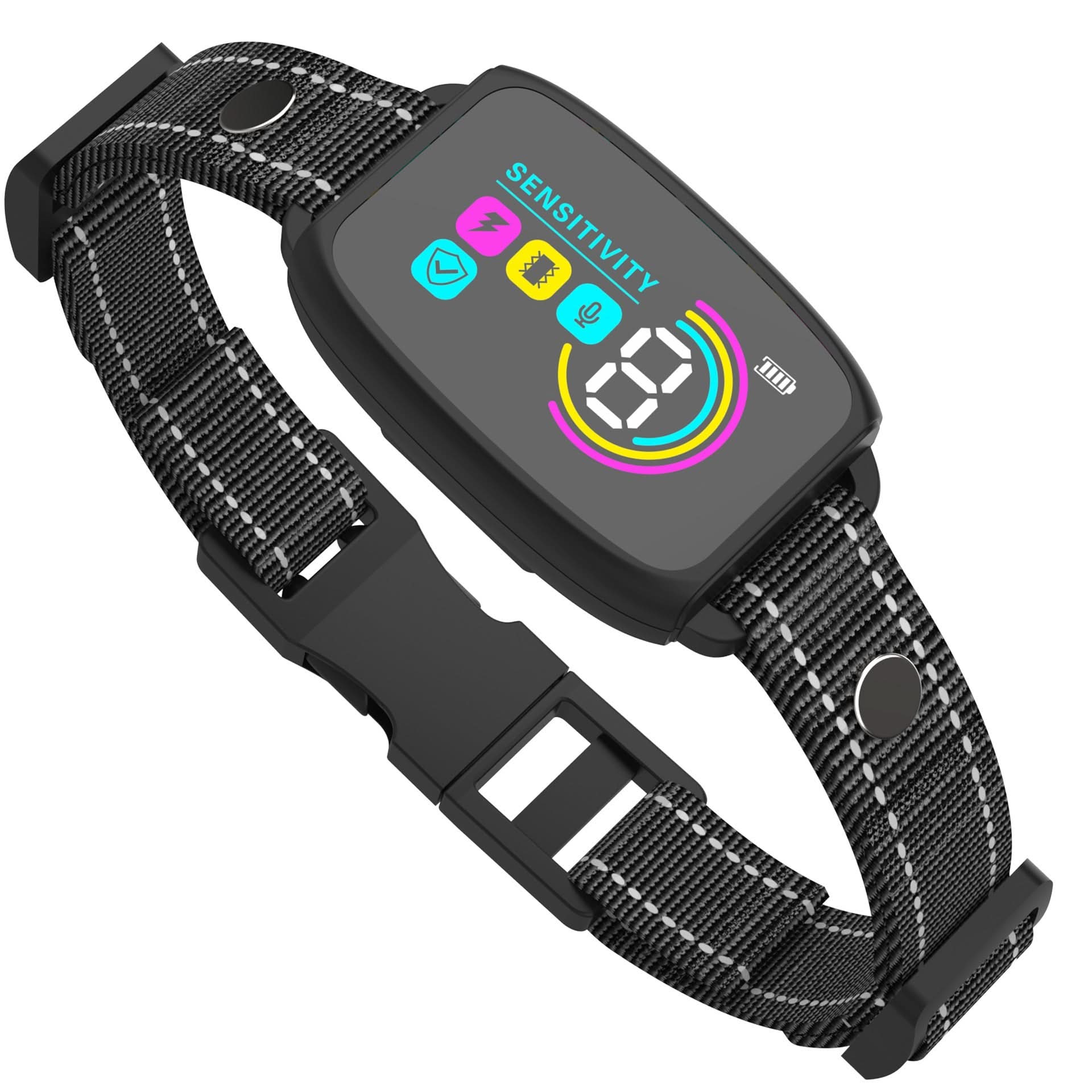 Smart Anti-Bark Fog Collar - PawsiFypets Pets Care - Black PawsiFypets