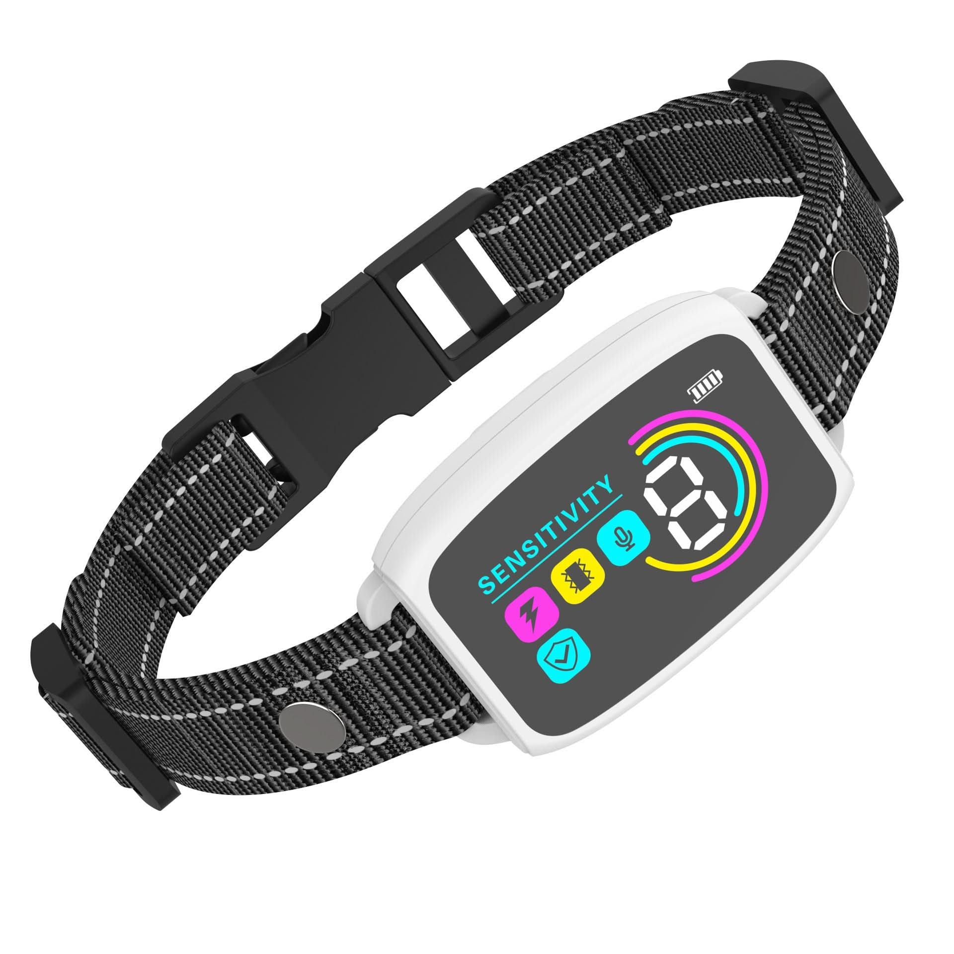 Smart Anti-Bark Fog Collar - PawsiFypets Pets Care - White PawsiFypets
