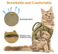 Tactical Cat Harness - Escape Proof Adventure Vest with Handle Adjustable & Reflective - PawsiFypets