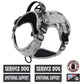 Pawsify Tactical Dog Harness Bundle in Khaki with Service Dog and Emotional Support patches included