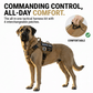 Tactical Service Dog Harness - Escape - Proof Vest with Handle + 4 Patches Included - PawsiFypets