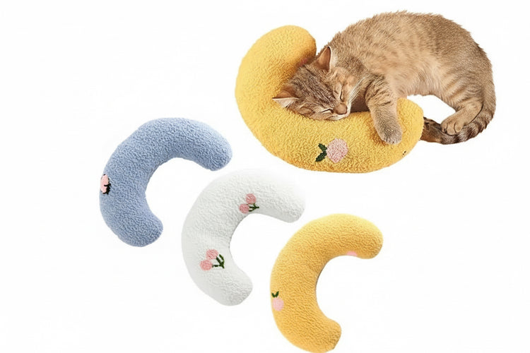 U - Shaped Pet Pillow for Cats & Dogs - PawsiFypets