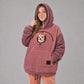 Unisex Dog & Cat Carrier Hoodie Fleece Lined Hooded Drawstring Sweatshirt - PawsiFypets