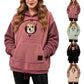 Unisex Dog & Cat Carrier Hoodie Fleece Lined Hooded Drawstring Sweatshirt - PawsiFypets
