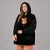 Unisex Dog & Cat Carrier Hoodie Fleece Lined Hooded Drawstring Sweatshirt - PawsiFypets