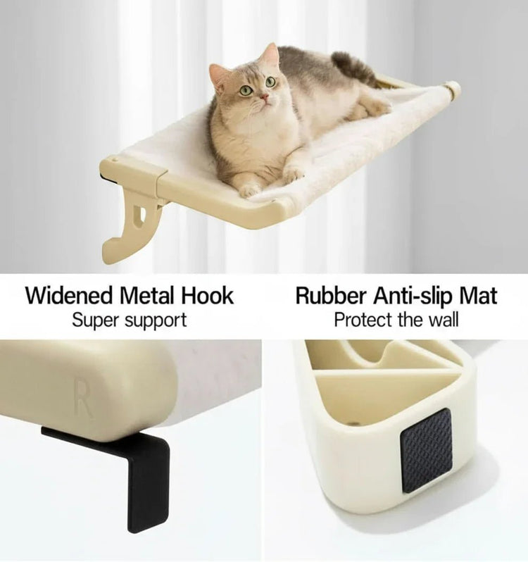 Universal Cat Hammock – Window & Bedside Hanging Bed - PawsiFypets