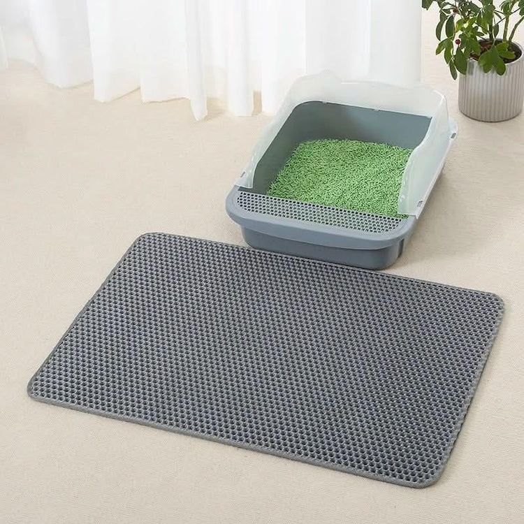 Waterproof Anti Splash Cat Litter Mat - Floor Protection & Easy Clean - PawsiFypets