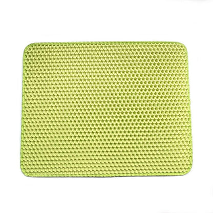 Waterproof Anti Splash Cat Litter Mat - Floor Protection & Easy Clean - PawsiFypets
