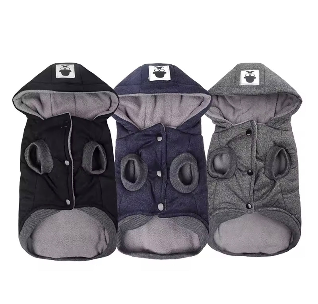 Winter Warm Pet Dog Clothes — Hooded Thick Cotton Coat & Jacket - PawsiFypets