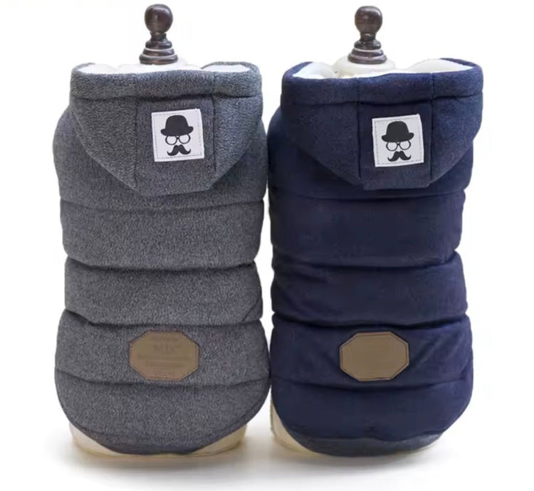 Winter Warm Pet Dog Clothes — Hooded Thick Cotton Coat & Jacket - PawsiFypets