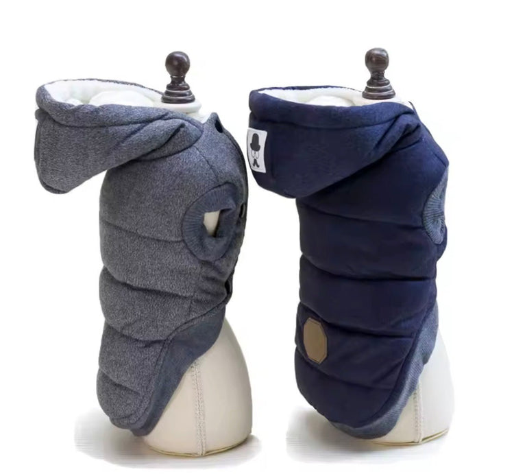Winter Warm Pet Dog Clothes — Hooded Thick Cotton Coat & Jacket - PawsiFypets